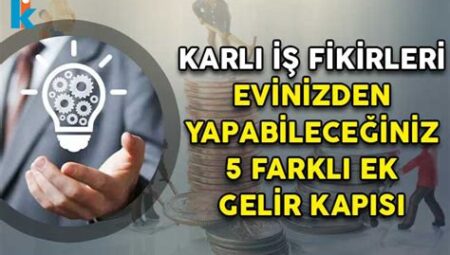 Ek Gelir Sağlayan İş Fikirleri